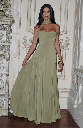 Patricia Maxi Dress - Sage - glavon