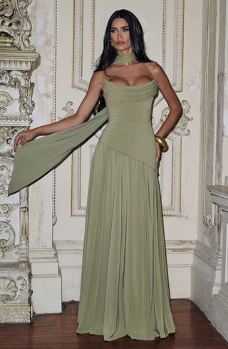 Patricia Maxi Dress - Sage - glavon