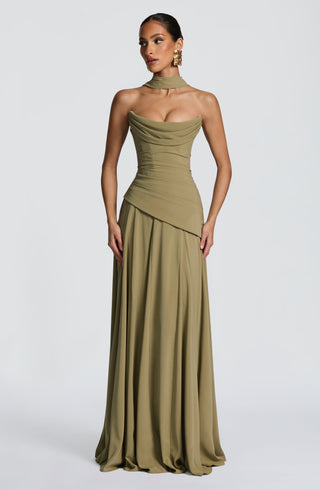 Patricia Maxi Dress - Sage - glavon