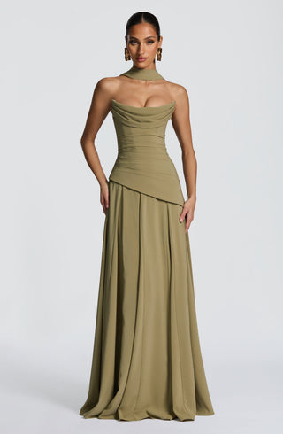 Patricia Maxi Dress - Sage - glavon