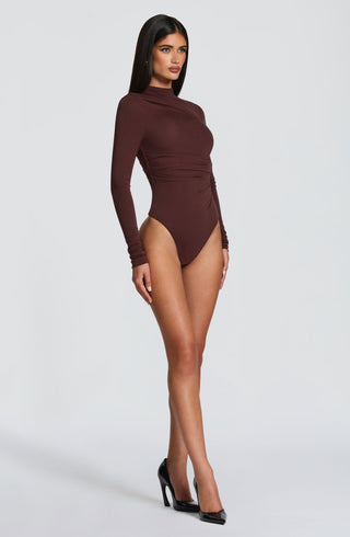 Pearson Bodysuit - Plum Brown - glavon