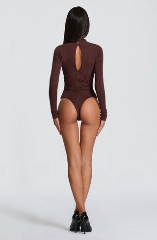 Pearson Bodysuit - Plum Brown - glavon