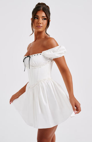 Penelope Mini Dress - Black/White - glavon