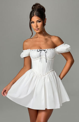 Penelope Mini Dress - Black/White - glavon