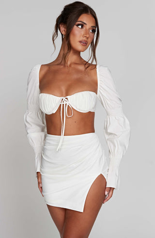 Perla Top - White - glavon