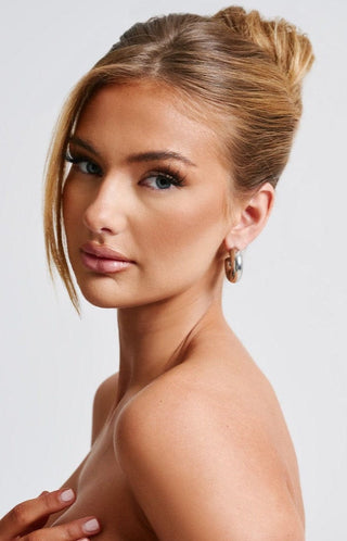 Petra Hoop Earrings - Silver - glavon
