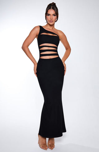 Phoenix Maxi Dress - Black - glavon