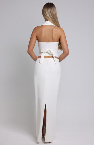 Piper Maxi Skirt - Ivory - glavon