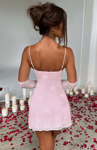 Pixie Mini Dress - Pink Sparkle - glavon