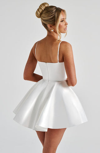 Poppy Mini Dress - Ivory - glavon