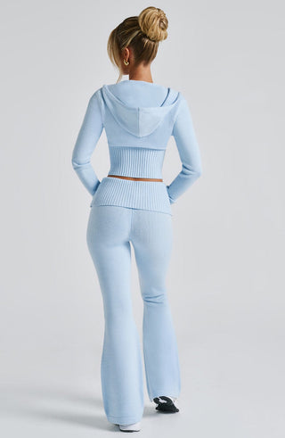 Portia Knit Pants - Baby Blue - glavon
