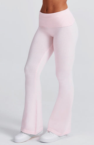 Portia Knit Pants - Pink - glavon