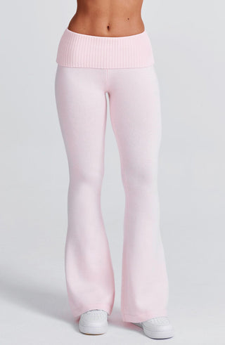Portia Knit Pants - Pink - glavon