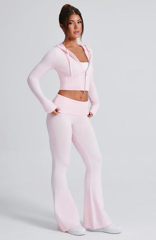 Portia Knit Pants - Pink - glavon