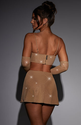 Posie Top - Gold Sparkle - glavon