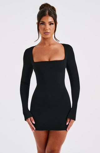 Priya Mini Dress - Black - glavon