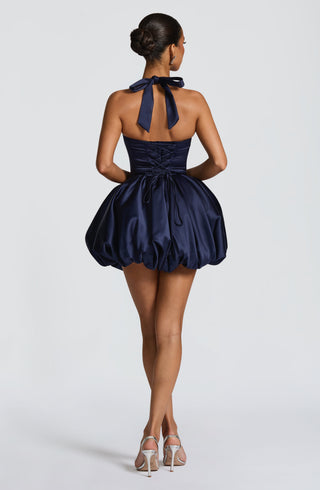 Prudence Mini Dress - Navy - glavon