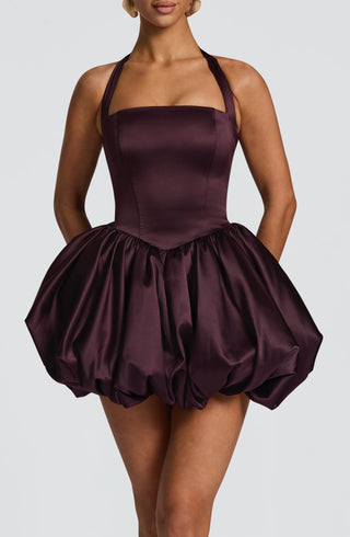 Prudence Mini Dress - Plum - glavon