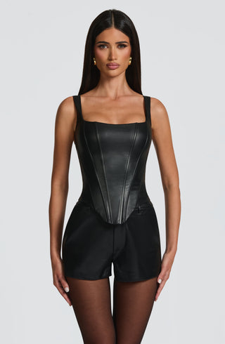 Raisa Corset - Black - glavon
