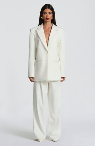 Reece Blazer - Ivory - glavon