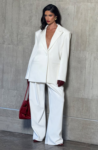 Reece Blazer - Ivory - glavon