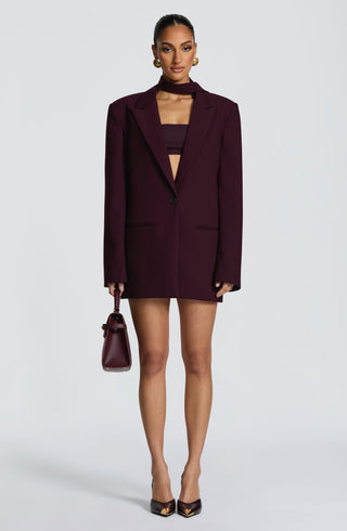 Reece Blazer - Plum - glavon