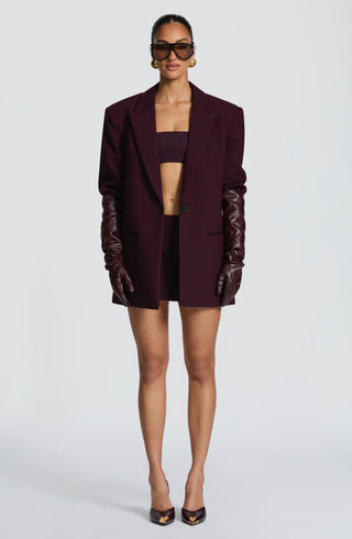 Reece Blazer - Plum - glavon