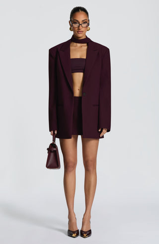 Reece Blazer - Plum - glavon