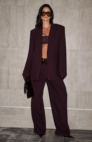 Reece Blazer - Plum - glavon