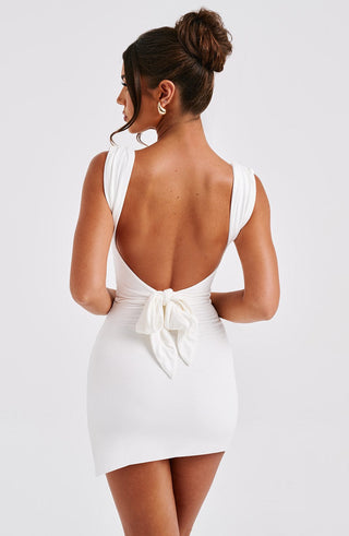 Ria Mini Dress - Ivory - glavon
