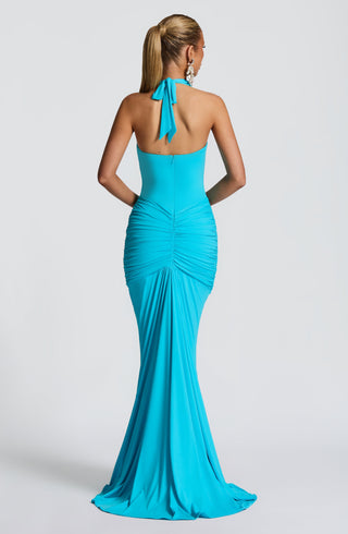 Rosetta Maxi Dress - Aqua - glavon