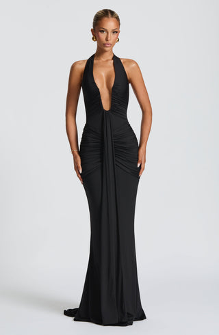 Rosetta Maxi Dress - Black - glavon