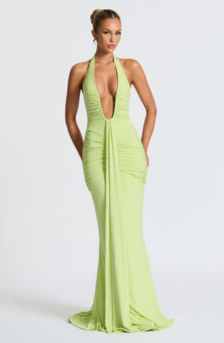 Rosetta Maxi Dress - Lime - glavon