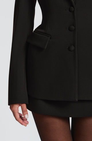 Rowena Blazer - Black - glavon