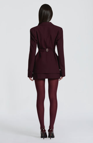 Rowena Blazer - Plum - glavon
