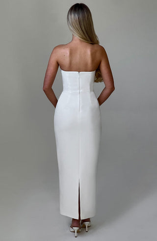 Roxanne Midaxi Dress - Ivory - glavon