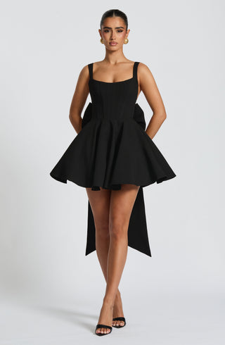 Rue Mini Dress - Black - glavon