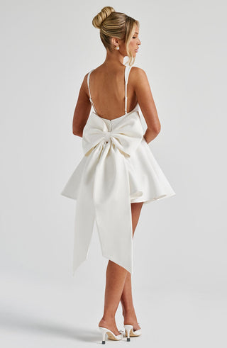 Rue Mini Dress - Ivory - glavon