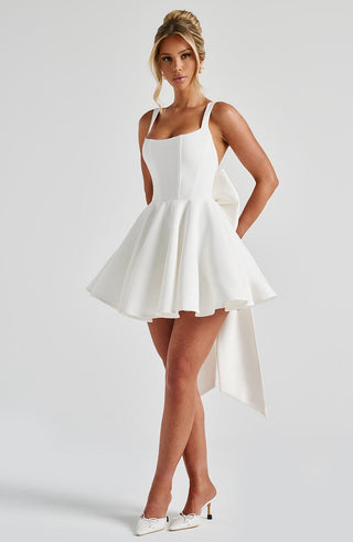 Rue Mini Dress - Ivory - glavon