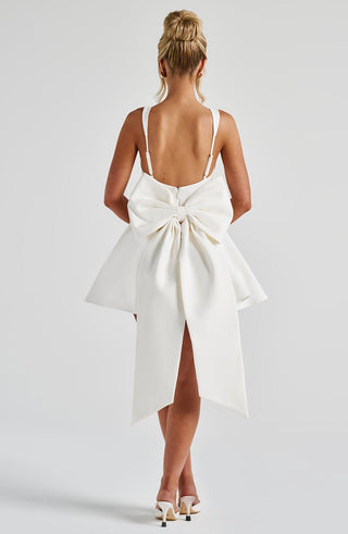 Rue Mini Dress - Ivory - glavon