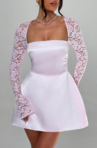 Sadie Mini Dress - Blush - glavon