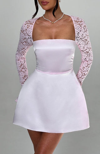 Sadie Mini Dress - Blush - glavon