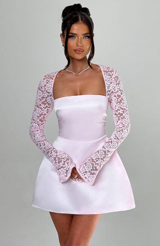 Sadie Mini Dress - Blush - glavon