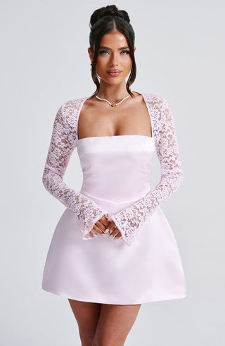 Sadie Mini Dress - Blush - glavon