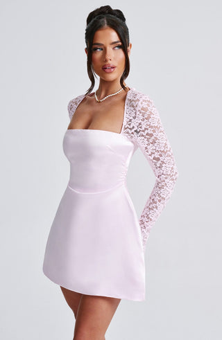 Sadie Mini Dress - Blush - glavon