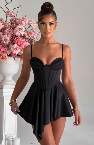 Saffron Playsuit - Black - glavon