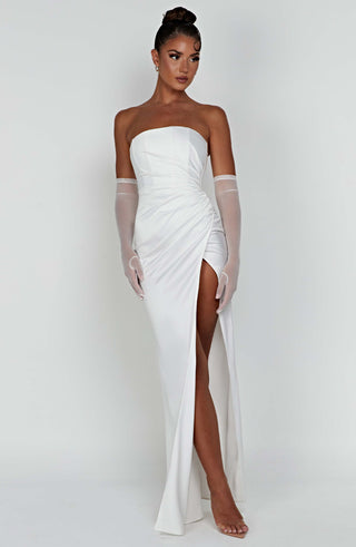 Safiya Maxi Dress - Ivory - glavon