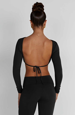 Sahra Top - Black - glavon
