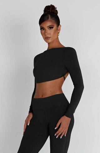 Sahra Top - Black - glavon