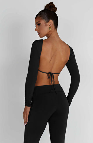 Sahra Top - Black - glavon